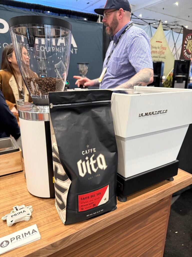 Bulk bag of Caffe Vita beans