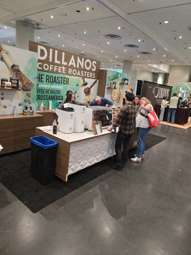 Tasting single-origin pour-over coffee from Dillanos Coffee Roasters